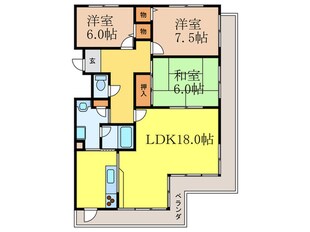 ロイヤル南茨木の物件間取画像